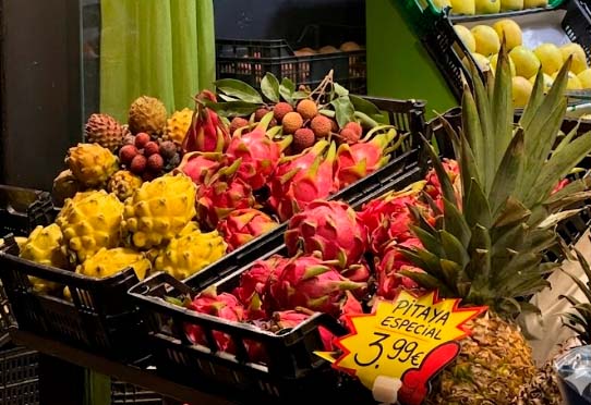Cajas de Frutas exóticas
